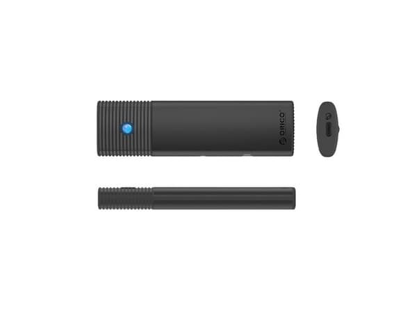 M.2 NVME USB-C 10Gbps Diskbrønn - Svart