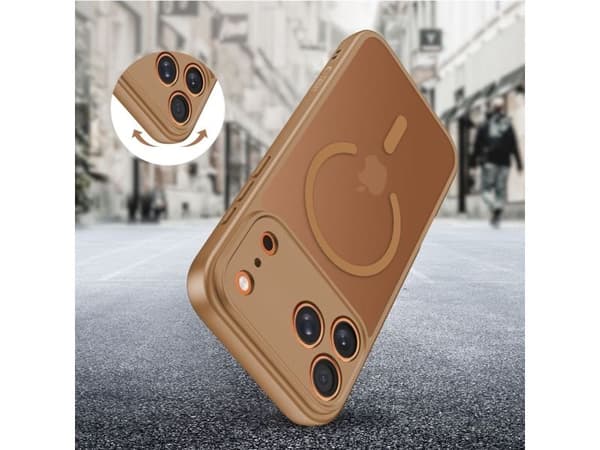 Tech-Protect BasicMag MagSafe-skal till iPhone 17 Pro Max - brun