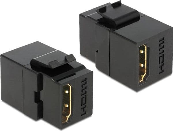 Delock - Trapetsjack - HDMI - svart