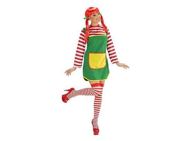 Pippi-kostym för vuxna