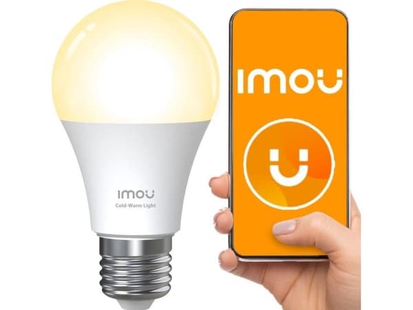 Imou B5 bulb, Älylamppu, Valkoinen, Wi-Fi/Bluetooth, LED, E27, Multi