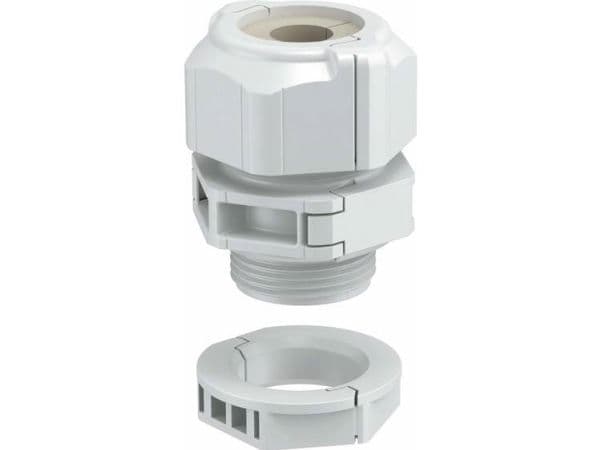 OBO Bettermann 2024912 kabelgenomföring 1,5 mm plast ljusgrå, 5 st