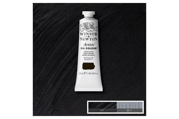 SmartMax artists oljefärg 37 ml ivory black 331