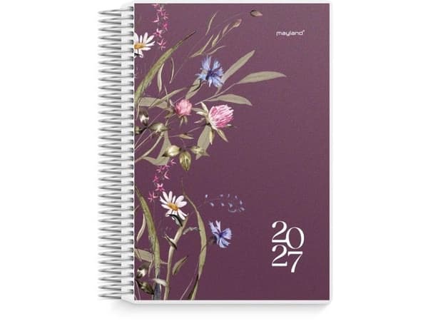 Dagbok/kalender med 4 illustrationer PP-plast 2027
