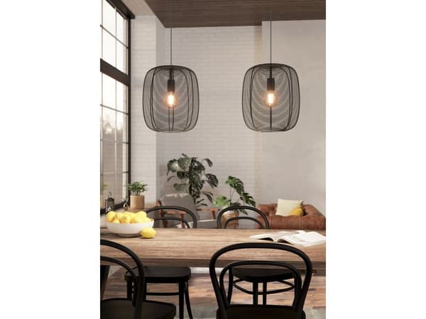 EGLO RINROE LANGBORD 2L E27 svart