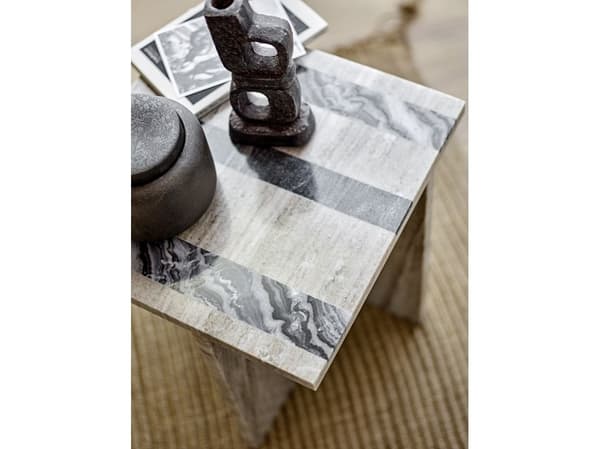 BLOOMINGVILLE Clea sidebord - brun - marmor