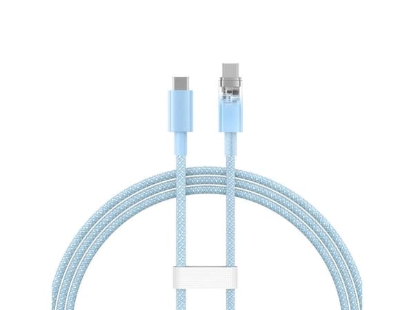 Baseus USB-C til USB-C kabel - 1 m - blå