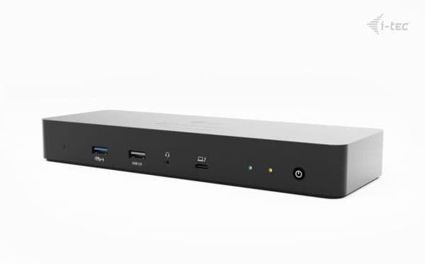i-Tec - Dokkingstasjon - USB-C / USB4 / Thunderbolt 3 / Thunderbolt 4 / Thunderbolt 5 - 2 x DP, Thunderbolt 4 - 1GbE