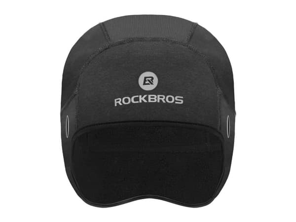 Rockbros Dala vinter sykkelhjelmhette med brillehull - grå