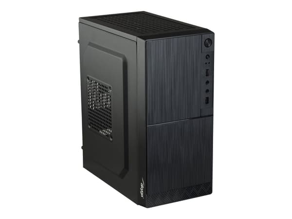 Akyga AK35BK - Tower - micro ATX - ilman virtalähdettä - musta - USB/Audio