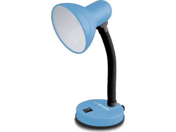 ESPERANZA skrivbordslampa ELD109B E27 Vega blå