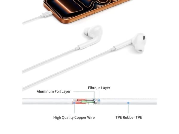 Sluchawki Tech-Protect TECH-PROTECT ULTRABOOST MINI JACK EARPHONE CORE G3 WHITE