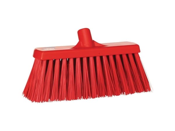 Sopkvast, Vikan, röd, polyester/PP/rostfritt stål, 33 cm