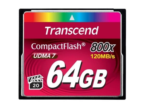Transcend - Flash-minneskort - 64 GB - 800x - CompactFlash