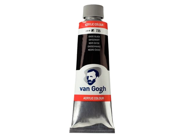Van Gogh akrylfärg tub Oxide Black 735
