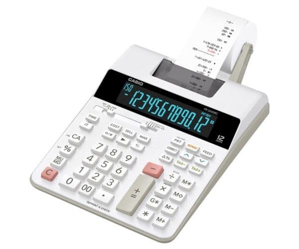 Strippräknare Casio FR-2650RC vit