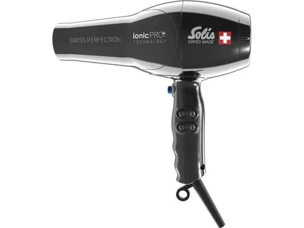 Hårføner Solis Swiss Perfection 360 ionic Pro sort
