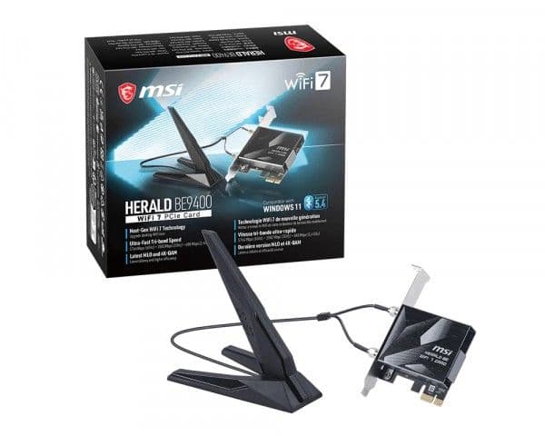 Network card Herald BE9400 WiFi 7 PCIe