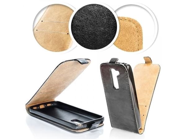 Holmes flipdeksel (vertikalt) til iPhone X / XS - sort