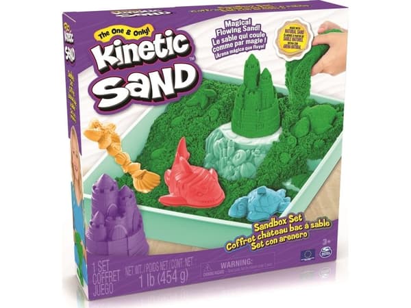 Kinetic Sand sandlådeset - grön