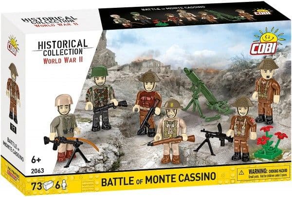 Cobi tegelstenar Slaget vid Monte Cassino