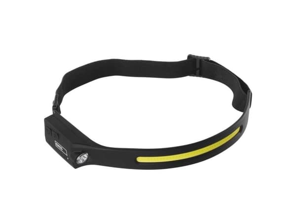 Emos P3541, Hodebåndslommelykt, Sort, Knapper, IP43, LED, 1 lamper