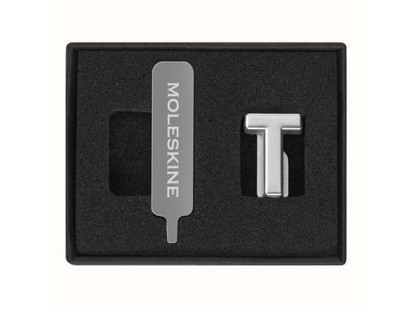 Moleskine Pins T silver