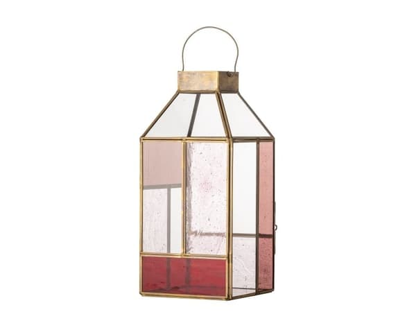 BLOOMINGVILLE Drew-lykta, rosa, glas