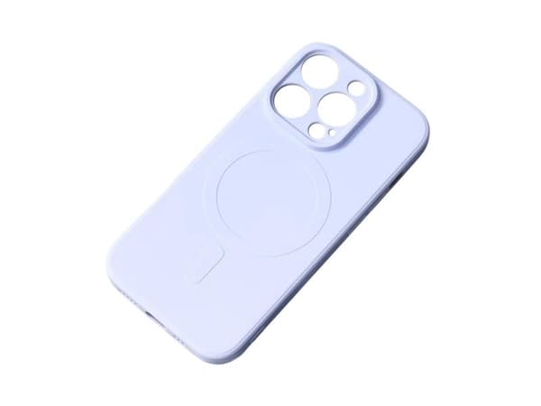 MagSafe-kompatibelt silikon-deksel til iPhone 15 Plus - blå