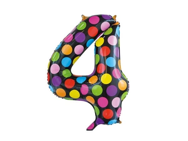 Prickiga siffereballonger, 86 cm