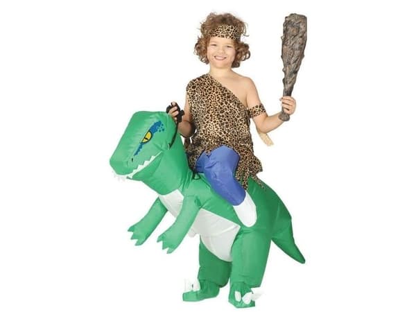 Oppustelig dinosuar kostume