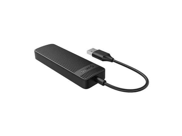 Orico USB-hub 4 porter USB-A 2.0 kabel 0,3 m – sort