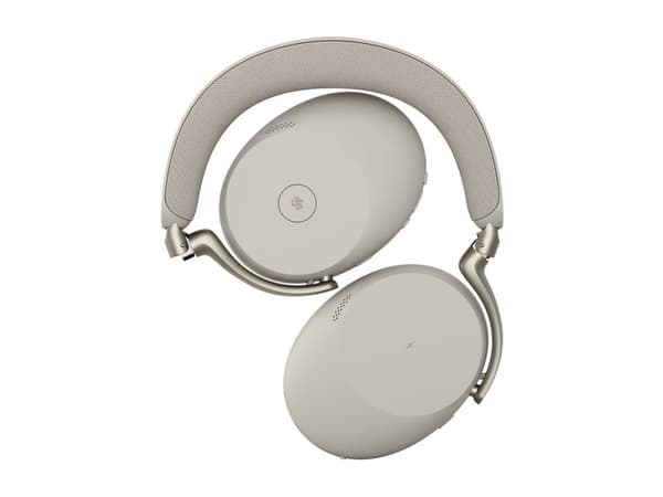 Jabra Evolve3 85 MS - Headset - fullstorlek - montering över örat - Bluetooth - trådlös - aktiv brusradering - USB-C via Bluetooth-adapter, 3,5 mm ...
