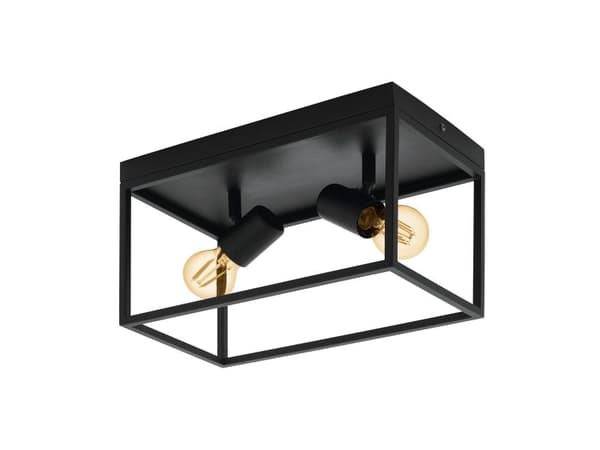 EGLO SILENTINA taklampe 2XE27 sort