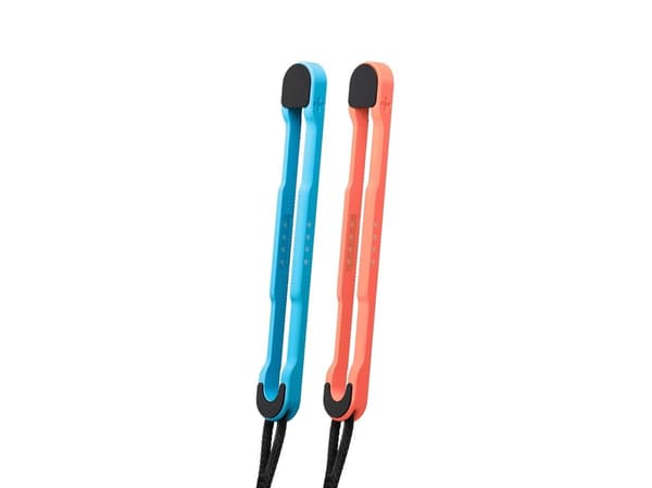 Nintendo Joy-Con 2 Strap - Håndleddsstropptilbehør for spillkontroll - lys blå, lys rød (en pakke 2)