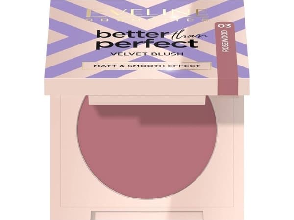 Eveline Better Than Perfect Velvet Blush Pressed Rose 03
