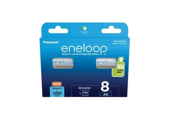 Panasonic eneloop BK-3MCDE/8BE - Batteri 8 x AA-type - NiMH - (ladbare) - 2000 mAh