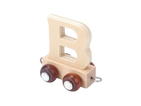 Bokstäver LETTER TRAIN B (Natural)