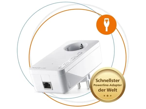 devolo Magic 2 LAN - Bro 1GbE, HomeGrid - veggpluggbar