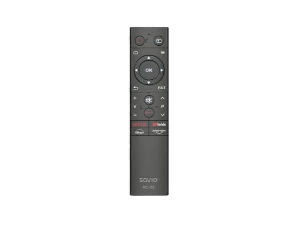 Savio RC-22, TV, IR Kabelfri, Sort