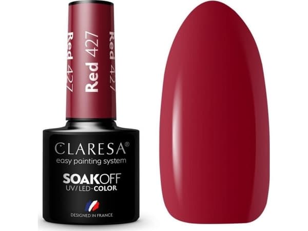 Claresa 427 Red UV Nail Polish 5ml