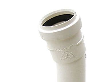 32 mm x 15° avloppsböj för PP
