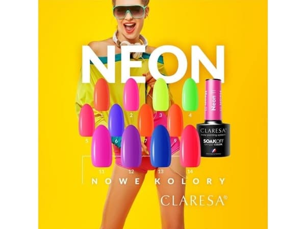 Claresa 11 Neon UV Nail Polish 5ml