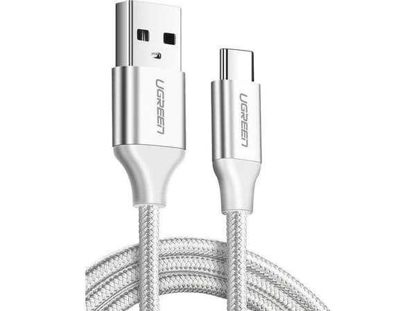 Ugreen 60131, 1 m, USB C, USB A, 480 Mbit/s, Hvit