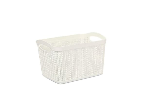 BASKET 6,6L KNIT M-083 WHITE