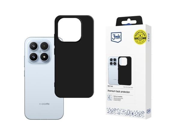 3MK Matt Case Xiaomi 17 musta