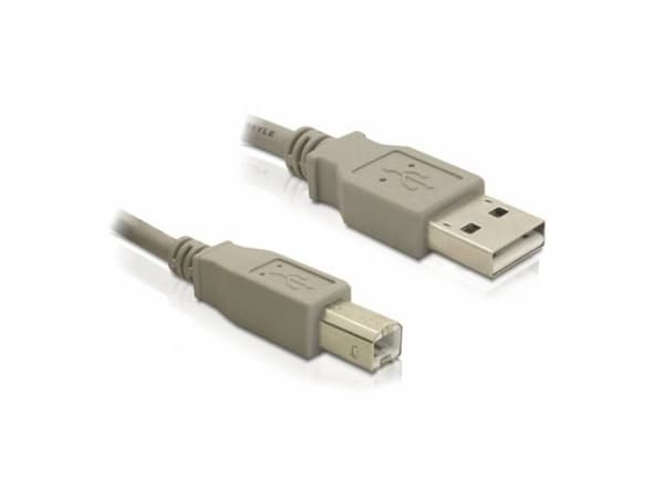 Delock - USB-kabel - USB (hane) till USB typ B (hane) - USB 2.0 - 3 m