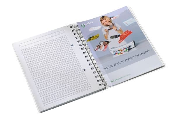 Leitz Kolonotes rute A5 PP grønn (46410064)