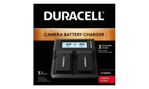 Duracell LED Dual DSLR - Batterilader