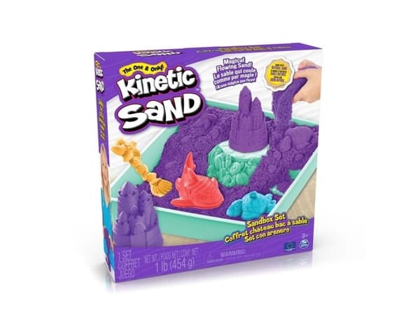 Kinetic Sand Sandbox Set - Purple
